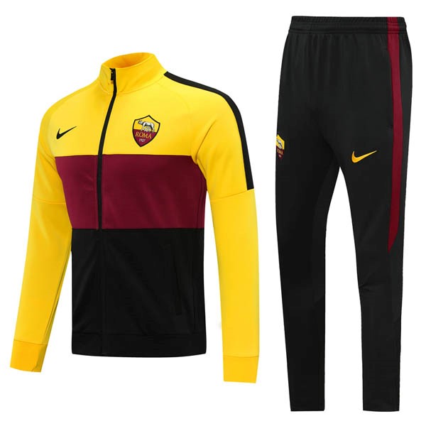 Chandal AS Roma 2020-2021 Amarillo Rojo